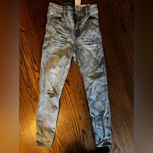 American eagle super high rise Curvy Jegging. 0 short.